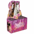 Cardboard stationery | holder Horses