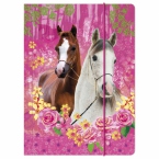 Folder with elastic A4 | Horses