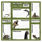 Nalepki na zeszyty Dinozaur